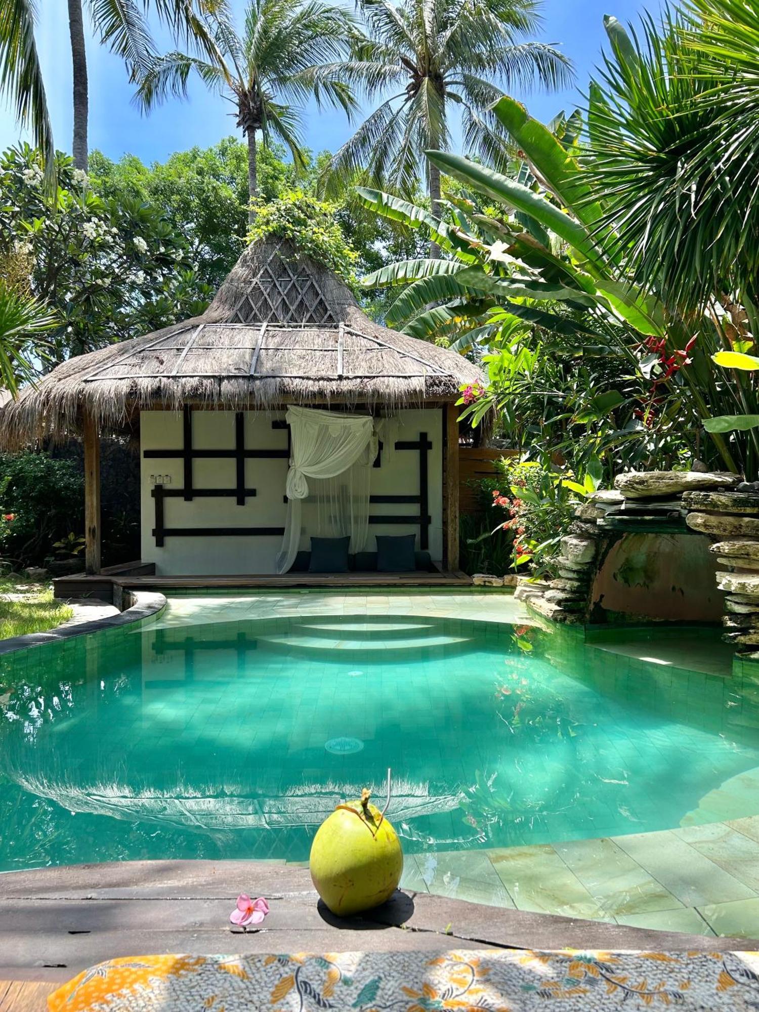 Villa Bhuvana With Private Swimming Pool Gili Trawangan Buitenkant foto
